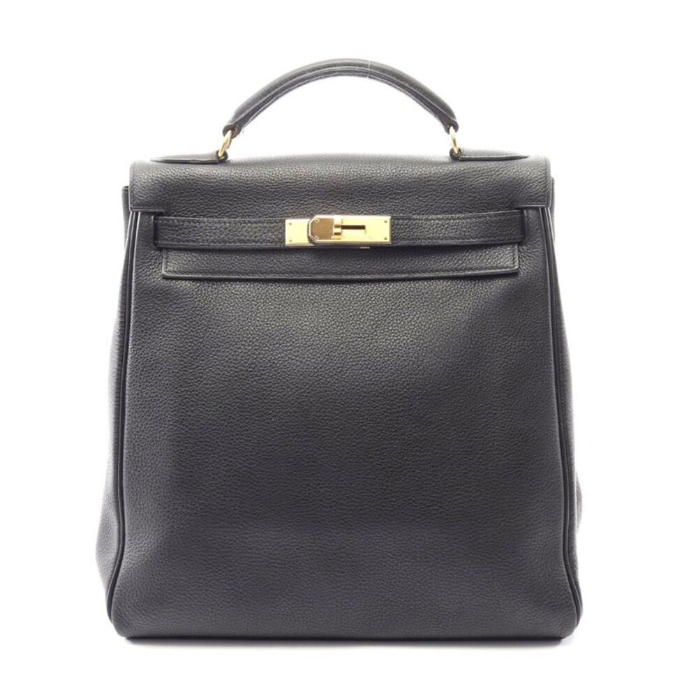 Hermes Kelly Ado GM Backpack Black